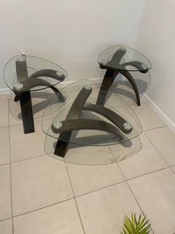Three beautiful living room tables