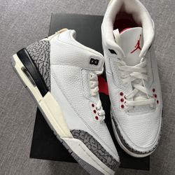Jordan 3 Reimagined White Cement Size 7 Y