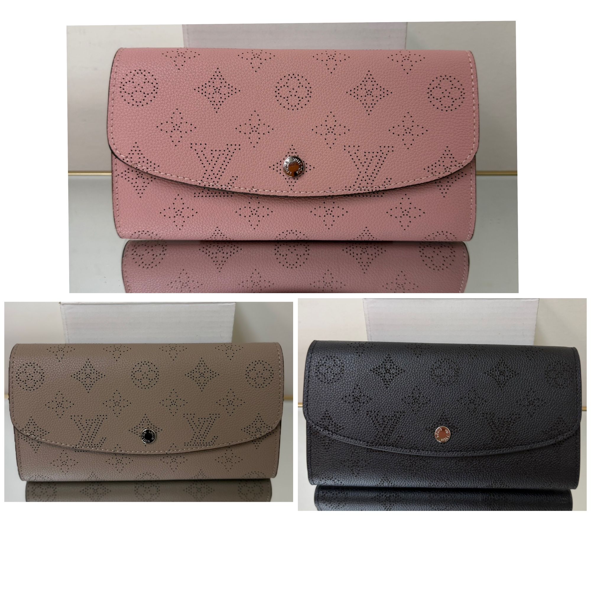 LV Leather Wallet, New