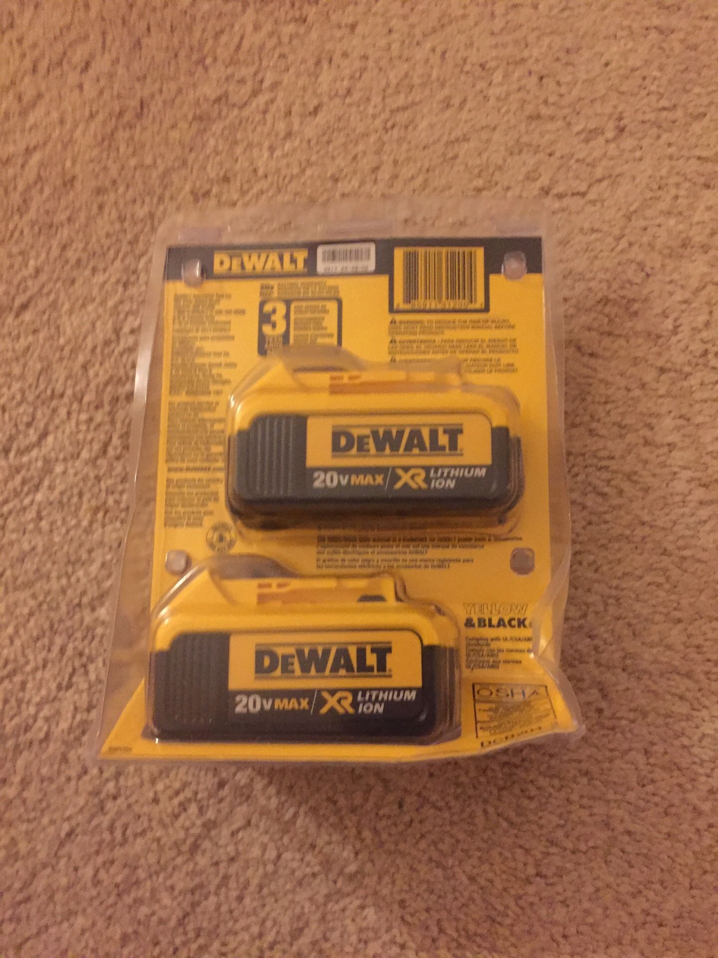 New Battery Dewalt