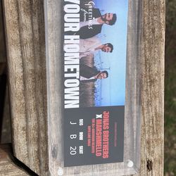 Jonas brothers display ticket