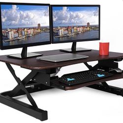 ApexDesk Height Adjustable Sit to Stand Electric Desk Riser 
