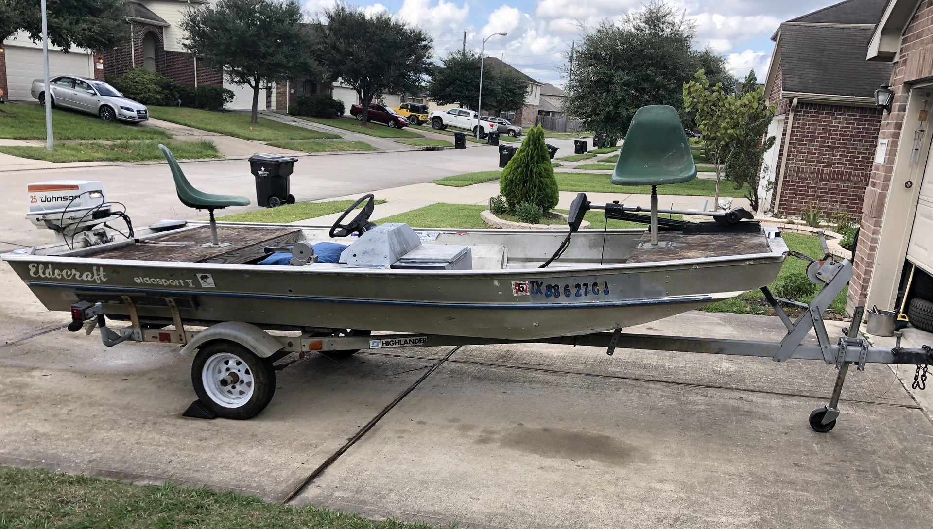 Eldocraft 14 ft. flatbottom aluminum fishing boat 