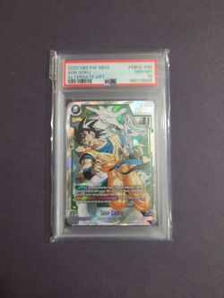 PSA 10 Son Goku Alternate Art SB02-038 Dragon Ball Super