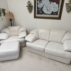 Loveseat and Chair and Ottoman