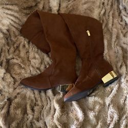 Brown Thigh High Boots