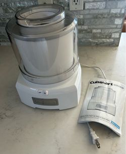 Cuisinart ICE 21 Ice Cream/ Frozen Yogurt /Sorbet Maker