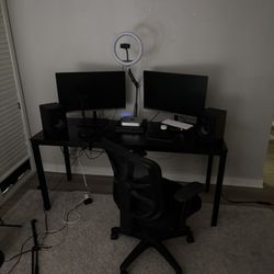 63” Black Table