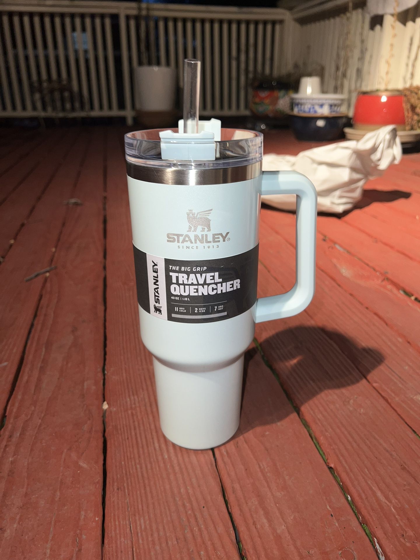 40oz Stanley Adventure Quencher tumbler yarrow yellow for Sale in Shelby  Township, MI - OfferUp