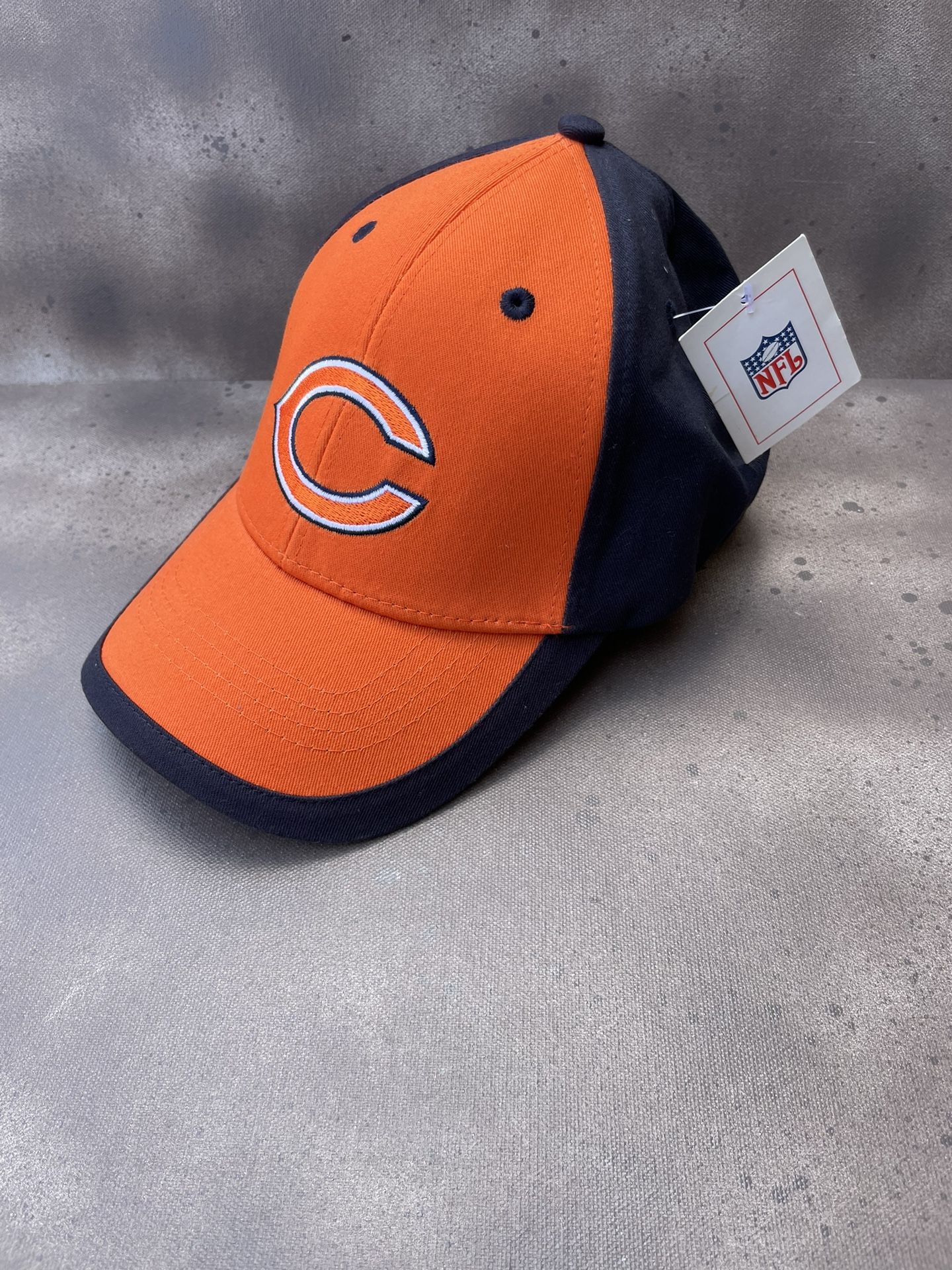 NEW Chicago Bears NFL 100% Cotton Hat Adjustable Back OSFA
