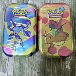 Pokemon TCG 151 Collectible 2 Booster Pack Mini Tin Scarlet & Violet