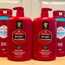 Old Spice Body Wash Bundle (4 For $25)