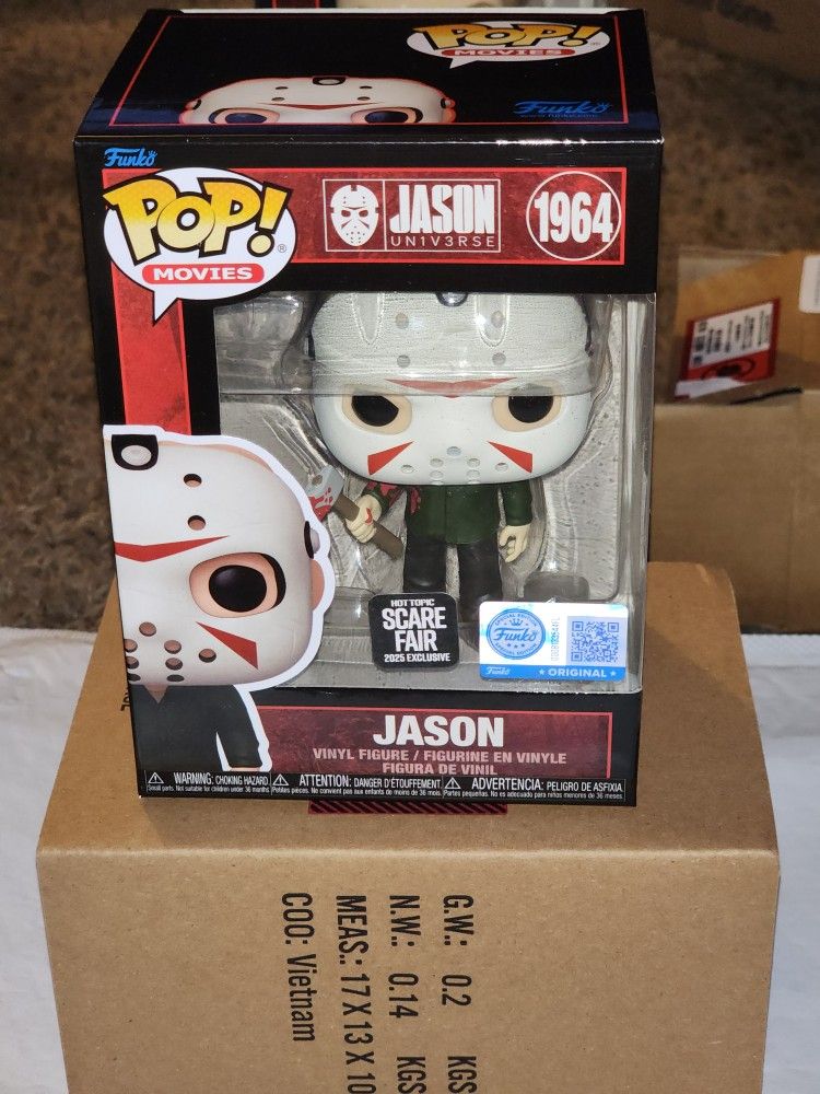 Hot Topic Exclusive Scare Fair 2025 Jason Voorhees Funko Pop