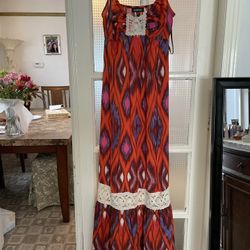 Bebe Womens Long Dress