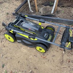 Ryobi 40v self propelled electric lawn mover