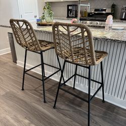 Two Bar Stools 28inch
