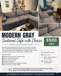 Lightly Used Sectional Couch