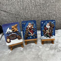 3 Wangs Resin Picture Frames on Easels NEW