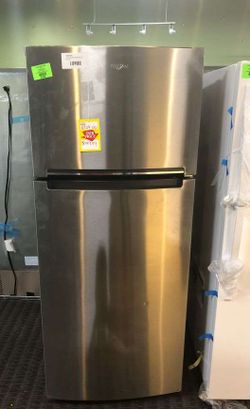 Whirlpool Stainless Steel Top Freezer Refrigerator 🔥 HB