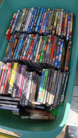 Hundreds of DVDs.