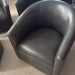 Gray Swivel seats