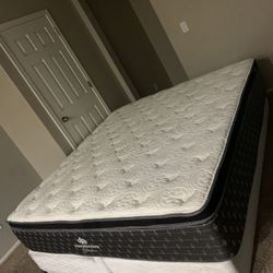 KING KINGSDOWN MATTRESS AND FREE BOX SPRINGS 