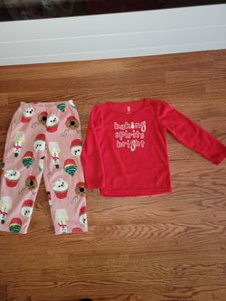 5T Fleece Pajamas For Girls