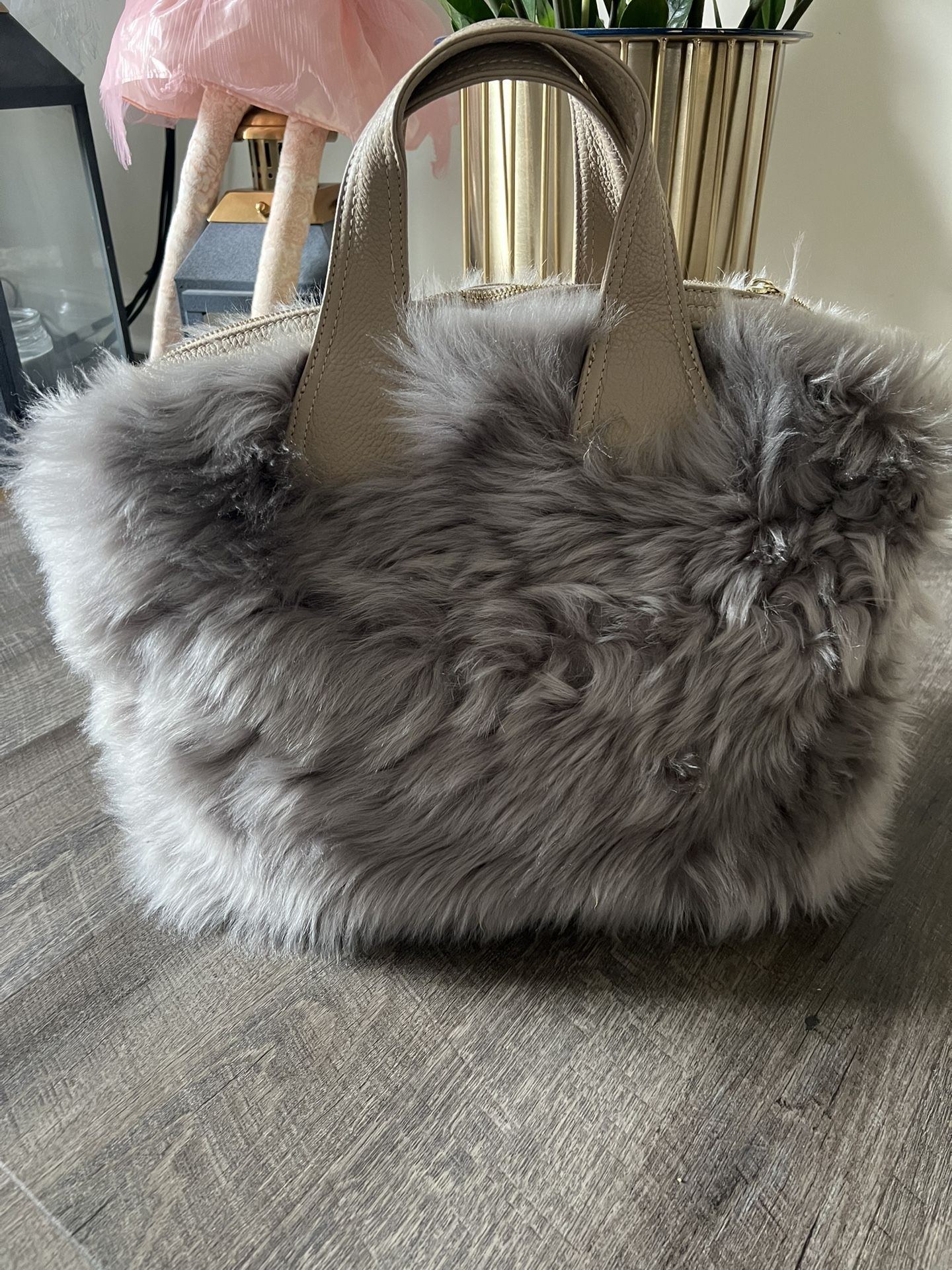 Fur Handbag
