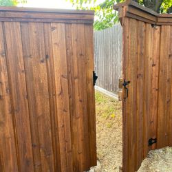 Wooden Cedar Fence 