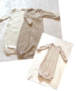 Newborn Baby Gown Bundle – Carter’s & Huggies Organic Cotton – Never Worn