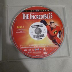 The Incredibles Disney Dvd