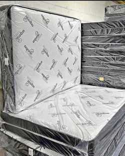 Brand new twin, Full, King, Queen mattress only and box spring including free delivery