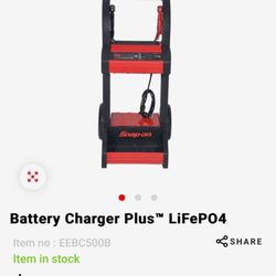 Snap On Battery Charger Plus New In Box 