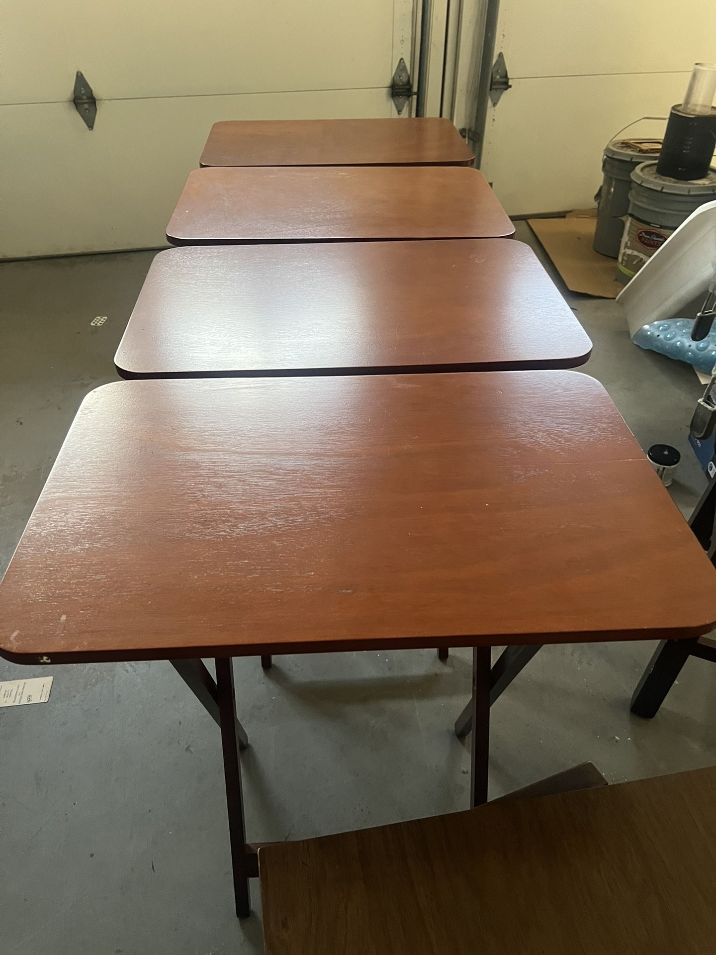 4 Folding Table With Holding Stand