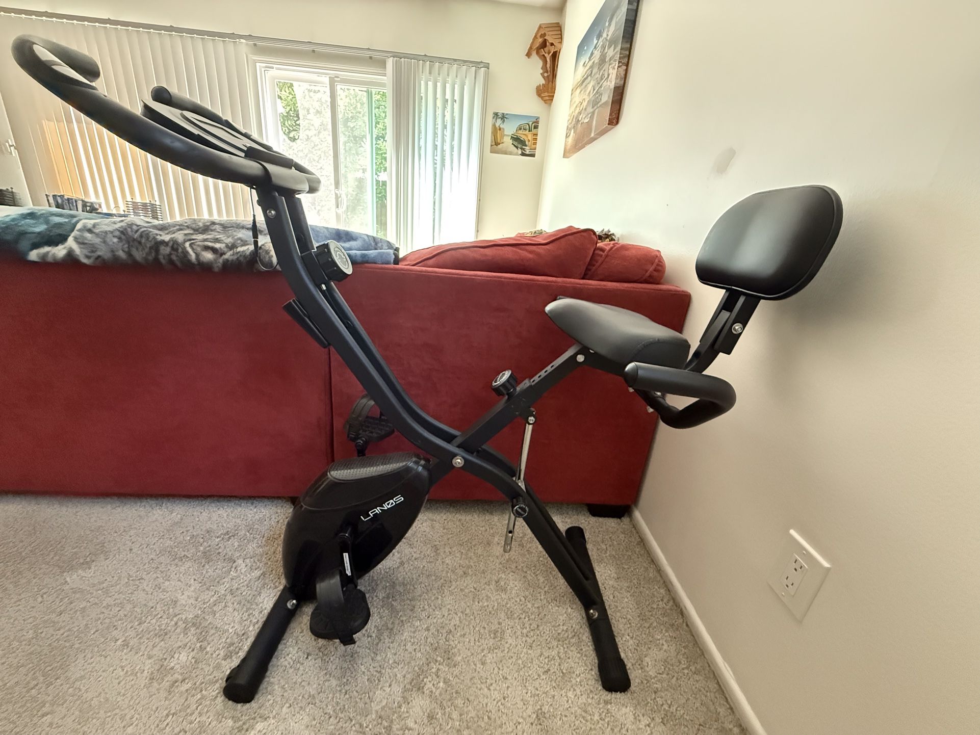 Lanos Foldable Exercise Bike