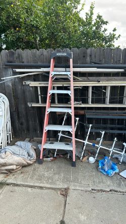 Red Werner 6ft Ladder