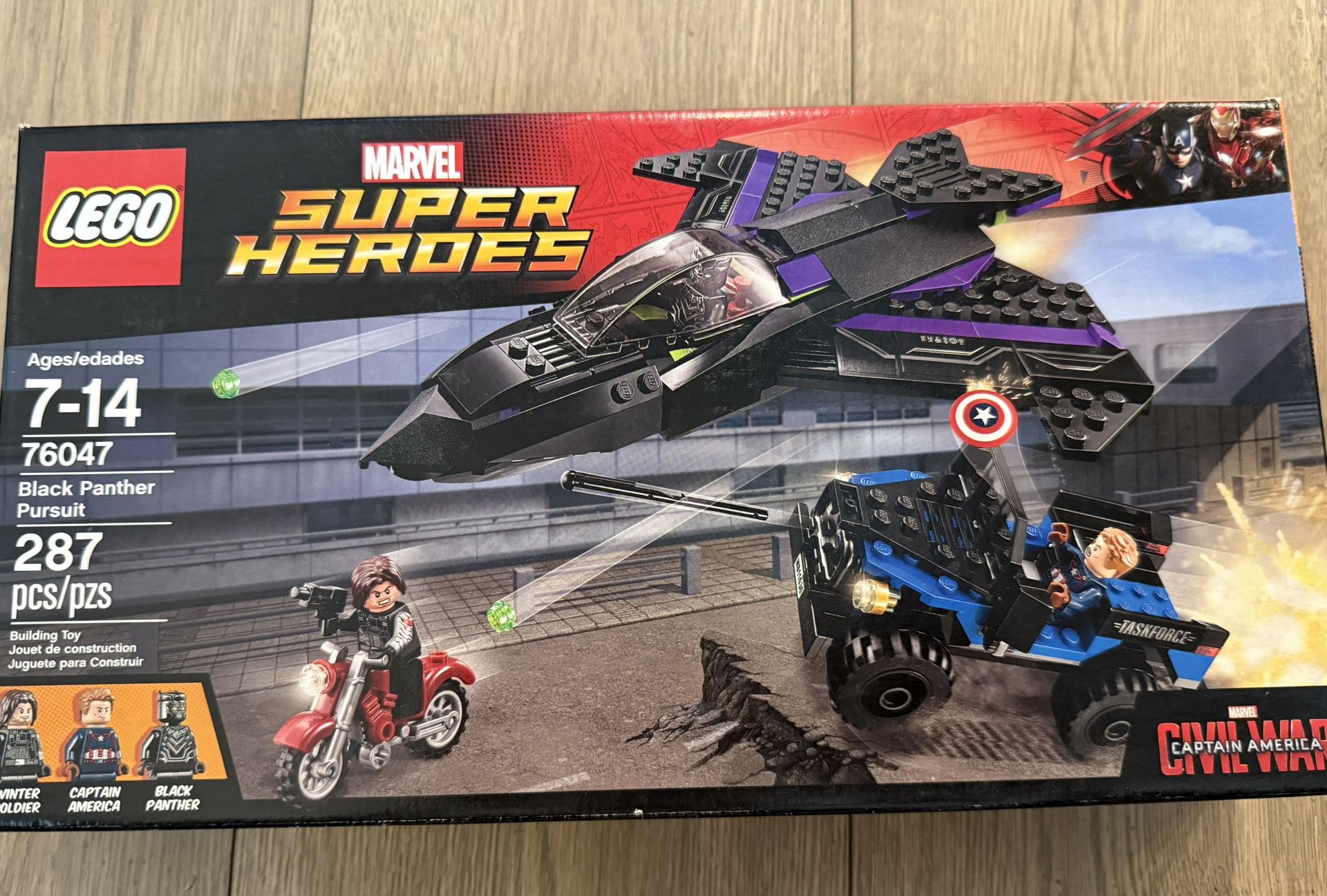 Lego Marvel 76047 Black Panther Pursuit