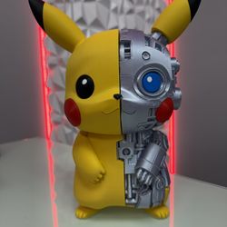 Half Cyborg Pikachu Figure – Unique Collector Display Piece