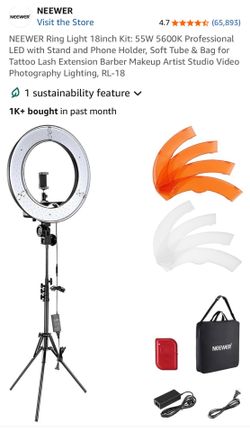 Neewer Ring Light with carrying case