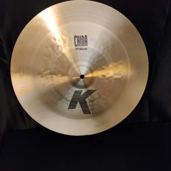 Zildjian 17" K China Cymbal 4 Drum set Ride Crash Splash Trash China Hi Hat Ozone Drums Bateria 