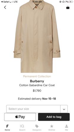 REAL BURBERRY COAT