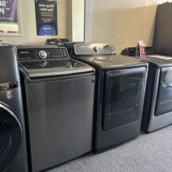 Samsung Grey Washer And Dryer