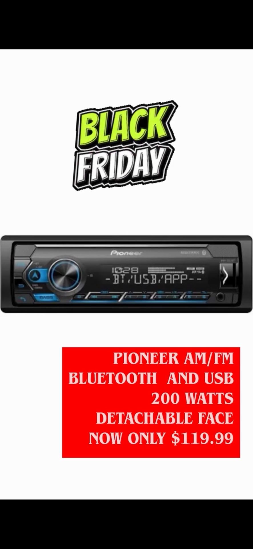 Pioneer Media Bluetooth Player 