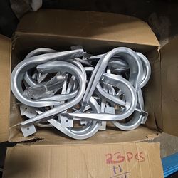 ICC Ceiling Mount J Hook 4” with Retainer Clip - Galvanized Steel Cable Management Hooks