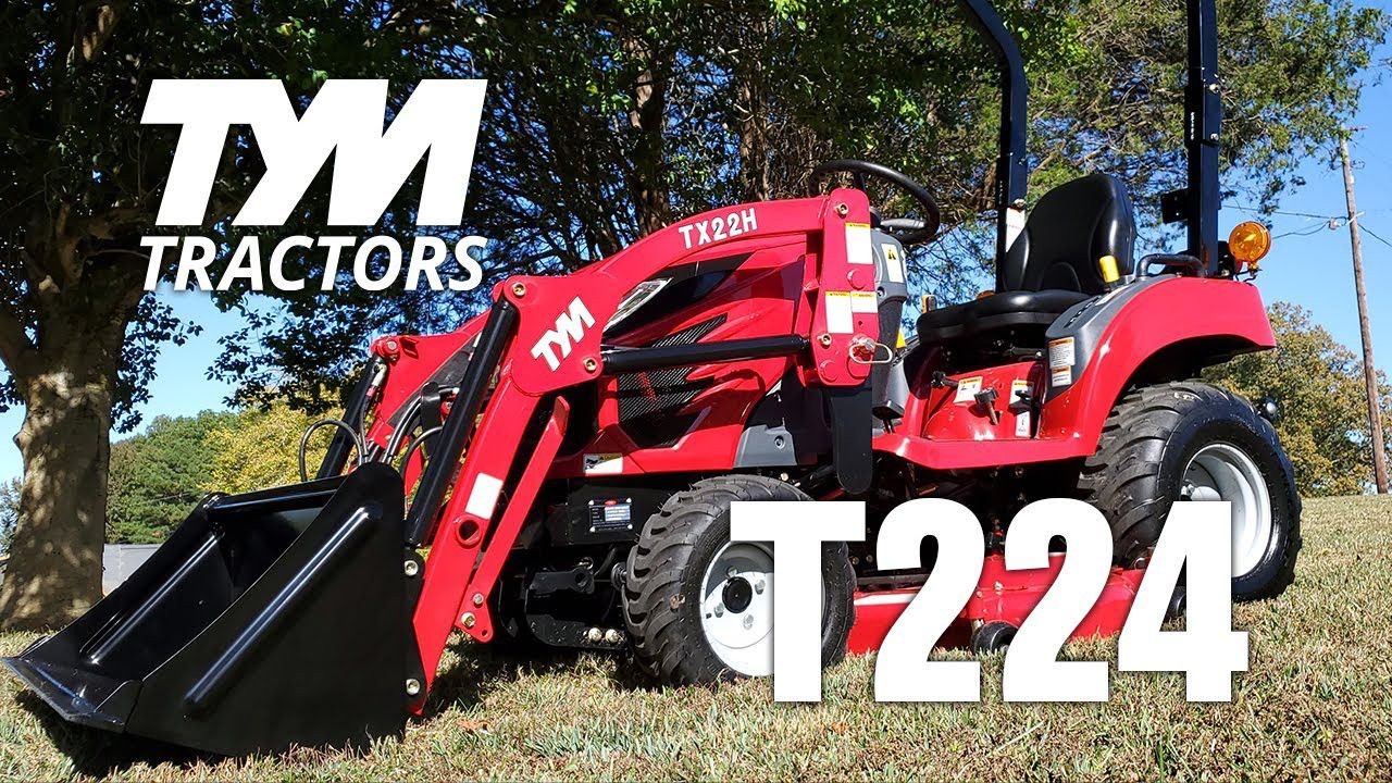 Brand New TYM T224 TRACTOR & LOADER Diesel Powered, Hydro, 6yr Warranty,  3pt Hitch