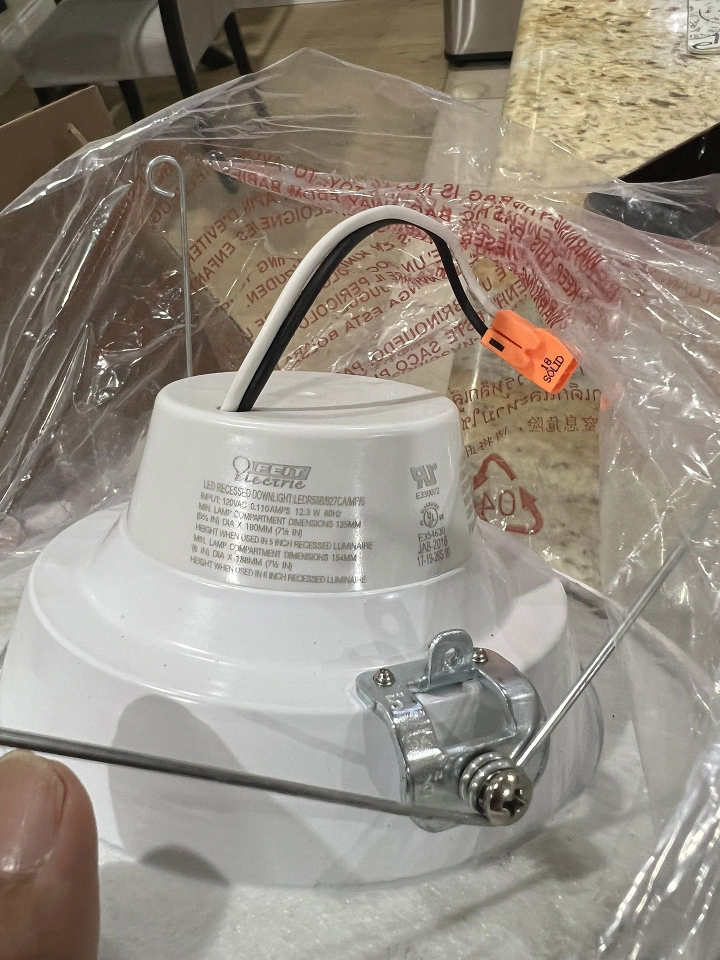 6” Led Retrofit Recess Lights - 21W