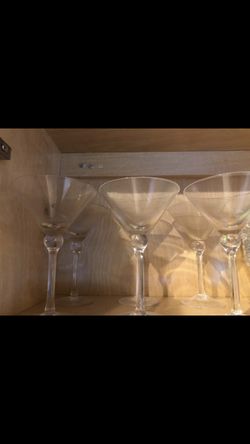 5 Martini Glasses