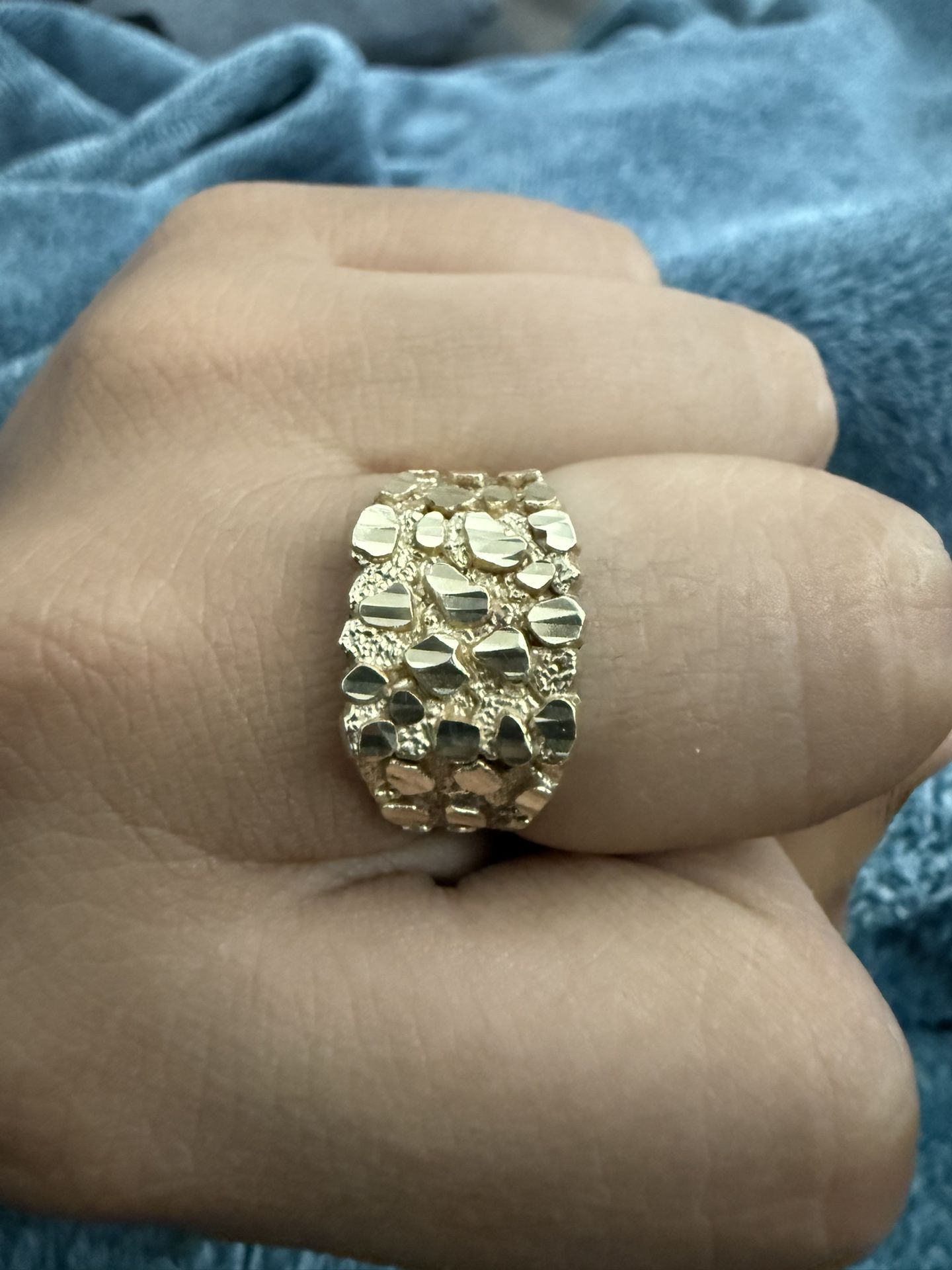 Gold Nugget Ring 