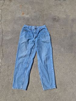 anchor blue baggy jeans 33x30