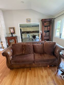 Brown sofa